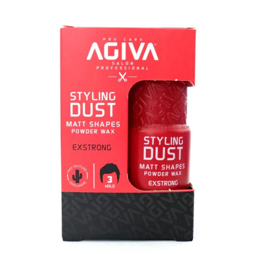 Agiva carton de 48 pièces cire en poudre coiffantes 20g