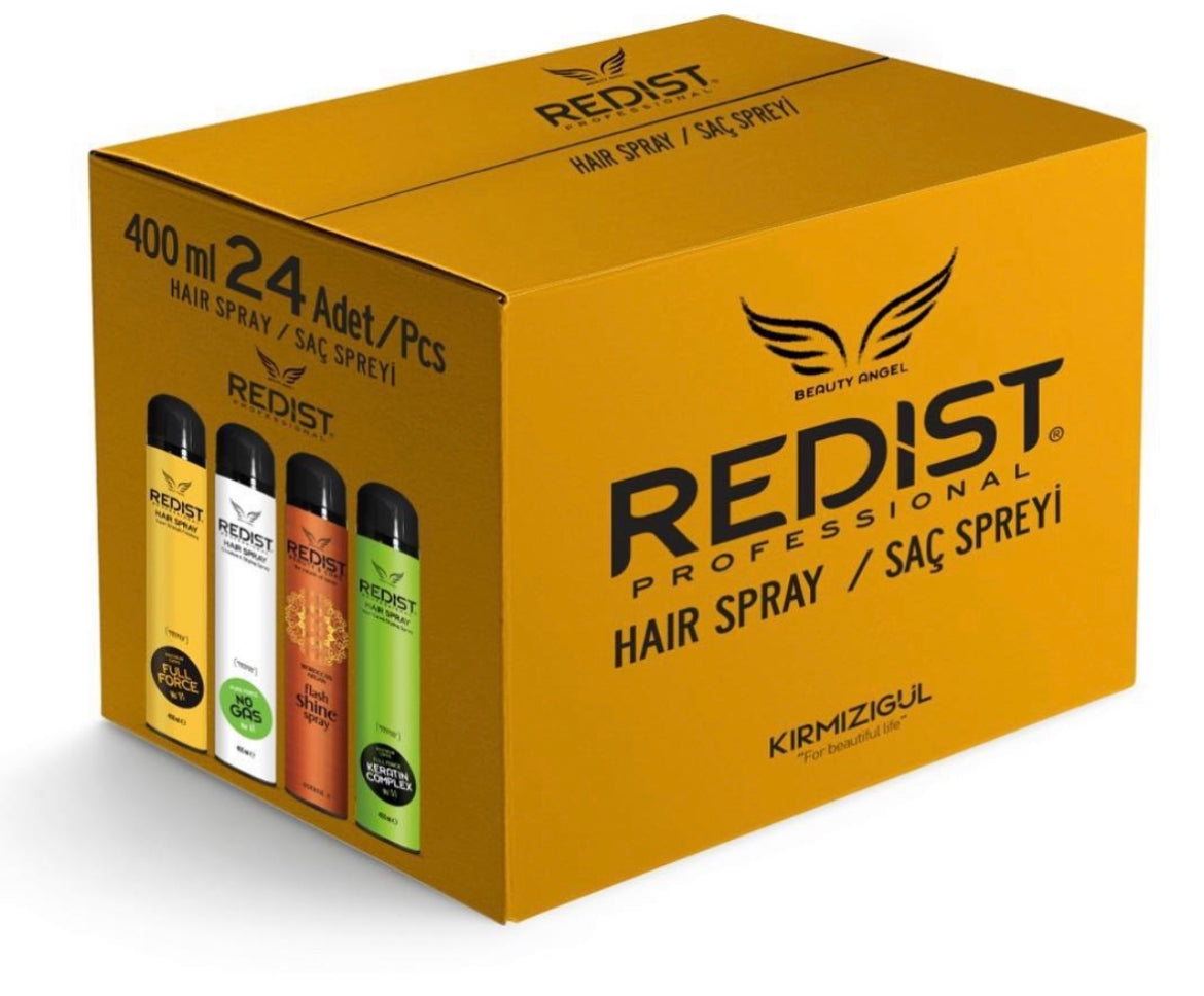 Redist Carton de laque pour cheveux 24 pièce 400ML